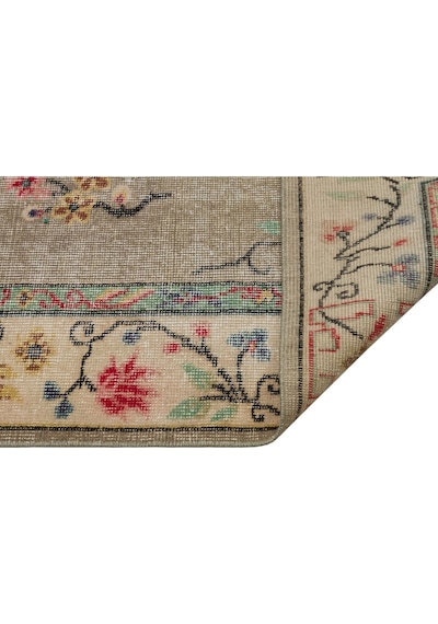 Gerçek El Dokuma Eskitme Vintage Halı 162 X 277 Cm 8846