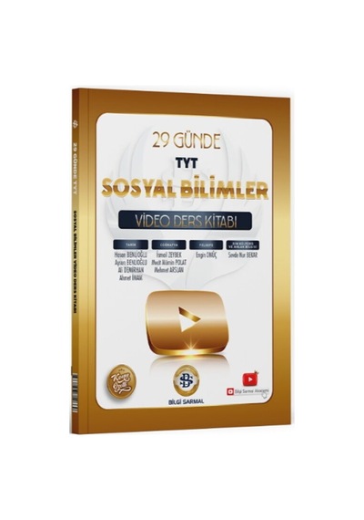 Bilgi Sarmal Tyt Sosyal Bilimler 29 Günde Video Ders Kitabı Bilgi Sarmal Yayınları