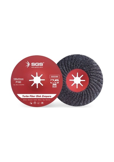 Sgs Turbo Fiber Disk Zımpara 115 Mm Sgs288