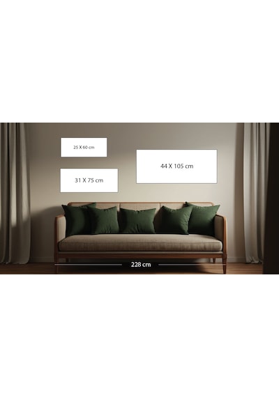 5121-k Hüsn-i Hat Kelime-i Tevhid Talik Kanvas Tablo