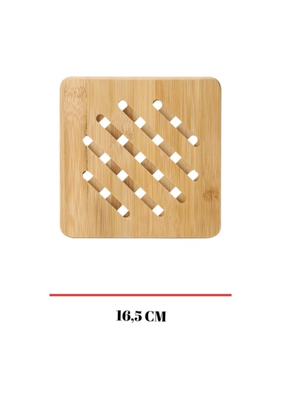 Bambu Nihale Kare 16,5 Cm Çok Renkli