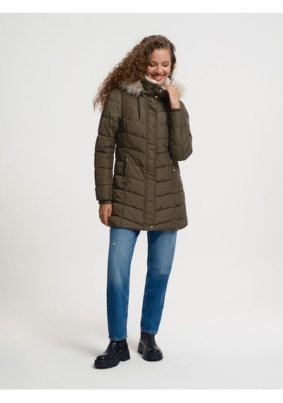 LOFT Regular Fit Kadın Mont Lf2033576 Q1.v1 Haki