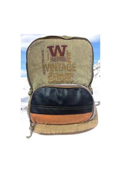 Old Cotton Cargo Kaliteli Tek Bölmeli Vintage Disayn Günlük Gezi Spor Okul Sırt Çantası Patchwork Komor 29x42cm Koyu Yeşil Old Cotton Cargo Kaliteli Tek Bölmeli Vintage Disayn Günlük Gezi Spor Okul Sırt Çantası Patchwork Komor 29x42cm Koyu Yeşil