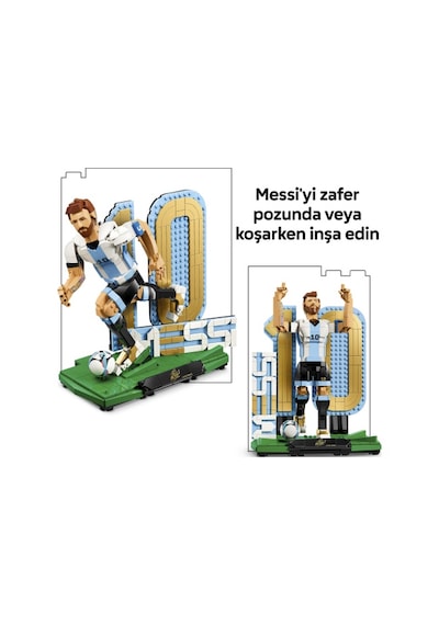 LEGO® Editions Lionel Messi – Futbol Efsanesi 43015 - 12 Yaş ve Üzeri Çocuklar için Figür İçeren Oyuncak Yapım Seti (958 Parça)