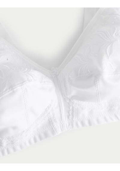 Marks & Spencer Nakış Detaylı Full Cup Sütyen T33008025 Beyaz