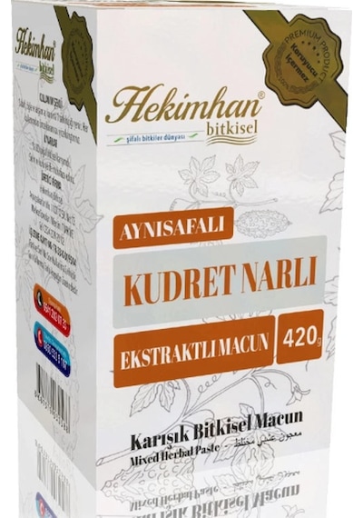 Hekimhan Bitkisel Aynısafalı Kudret Narlı Ekstraktlı Macun 420 G