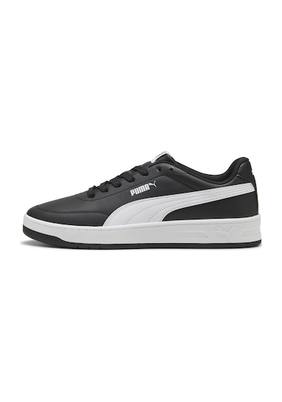 Puma Court Classic Clean Siyah Kadın Sneaker 000000000102713764 Siyah-beyaz