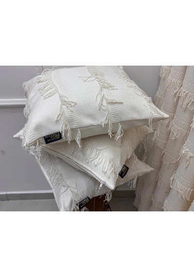Nivemeshome Arven 45x45 Ekru Kırlent Kılıfı Ekru