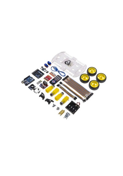 Emes Robotik 4wd Arduino Araba Kiti Pan Tiltli Bluetooth Robot Ar