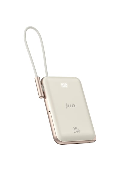 Juo MT03280 10000 mAh Standlı 20 W Type-C Magsafe Powerbank Beyaz