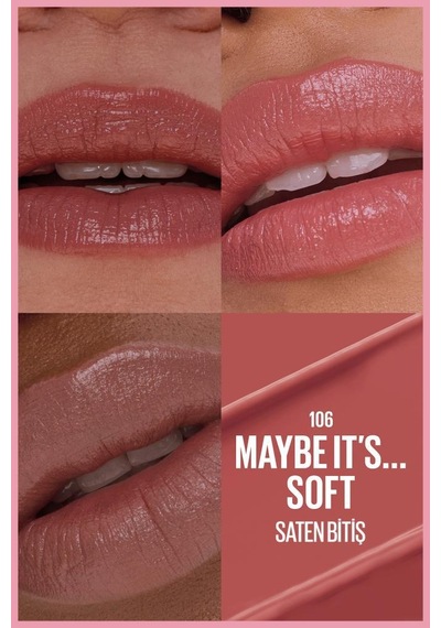 Maybelline New York Sky High Rosegold Glitz Maskara + Serum Etkili Hyalüronik Asit Ve Besleyici Yağ İçeren Ruj 106