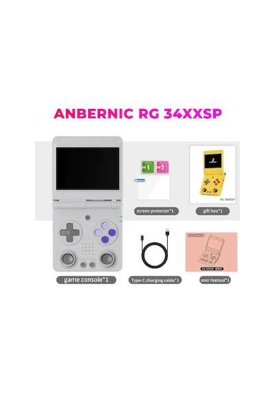 Rg 34xxsp Kapaklı Retro El Oyun Konsolu 64 Gb Gri - 3.4 İnç 3:2 Ips Ekran Çift Joystick H700 İşlemci 5g Wi-fi Bluetooth Hdmı Hall Sensörlü Katlanabilir Konsol Rg 34xxsp Kapaklı Retro El Oyun Konsolu 64 Gb Gri - 3.4 İnç 3:2 Ips Ekran Çift Joystick H700 İşlemci 5g Wi-fi Bluetooth Hdmı Hall Sensörlü Katlanabilir Konsol