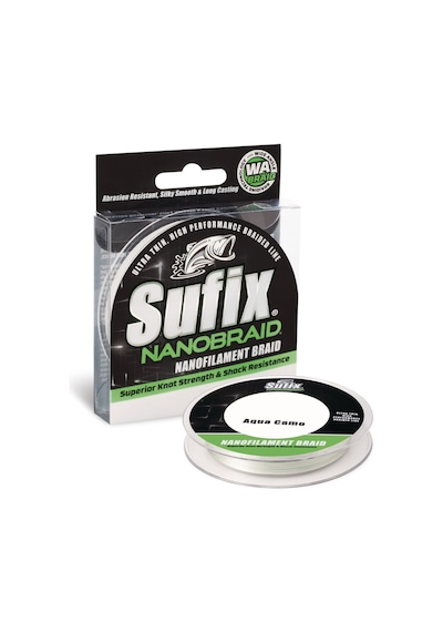 Sufix Nano Braid İp Misina Aqua Camo 0.08mm - 100mt - 3.7kg