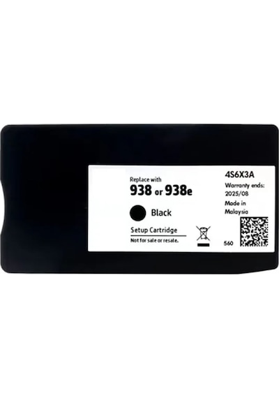 Hp 938/4s6x8pe Siyah Uyumlu Mürekkep Kartuş Hp Pro 9720 9730 Bk8681988040893 Bk