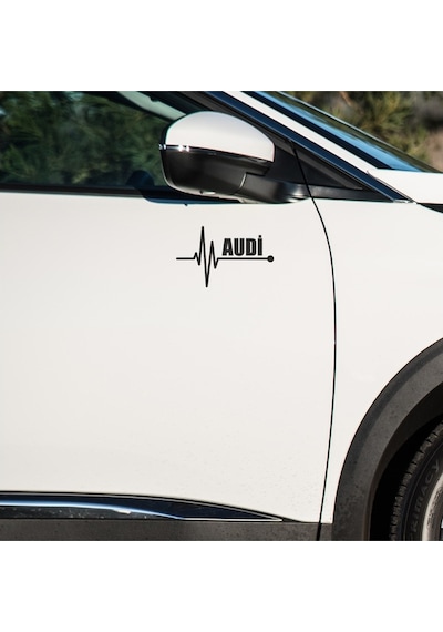 Audi S4 Sticker Sol Sağ Yan Ayna Altı Araç Markalı Sticke