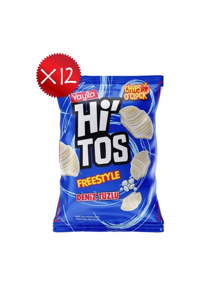 Yayla Hi'tos Freestyle Deniz Tuzlu Patates Çerezi 60 G X12