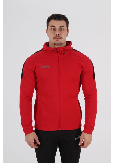 Diadora Venüs Kapşonlu Sweat Kırmızı