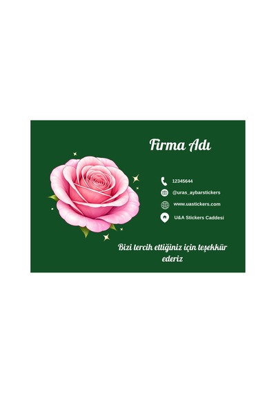 100 Adet Kişiye Özel Katvizit, Reklam Kartı, İşletme Tanıtım Kartı - Lacivert - 169