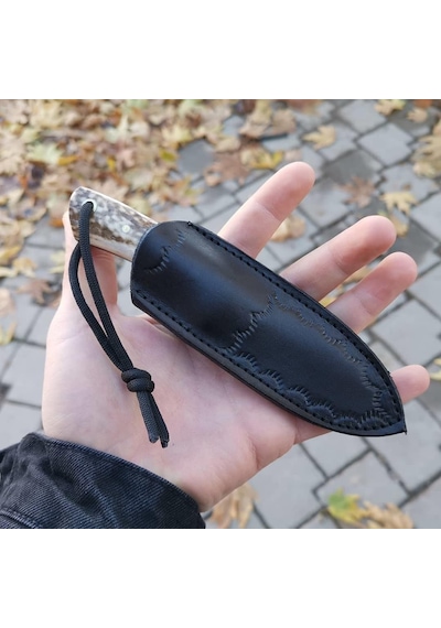 A. K. Mini Kamp Bıçağı (Geyik) Kemik
