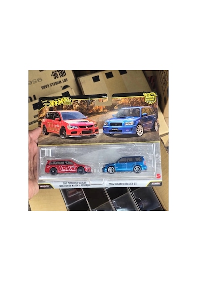 Premium Mitsubishi Lancer Evo Ix Wagon 2005 Subaru Forester Stı 2004 2 Li Set Çok Renkli