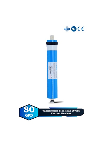 Sumarkt Su Arıtma Cihazı Nsf Onaylı Qr Kodlu 80 Gpd Vontron Membran Filtre