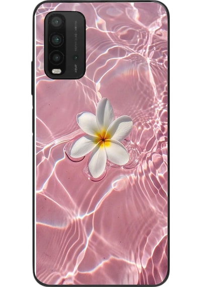 Redmi 9t Uyumlu Dalgalı Papatya Baskılı Silikon Kılıf Renkli