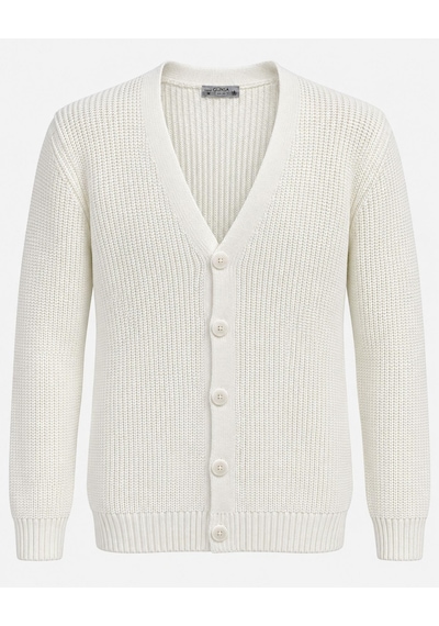 Classics Men Günsa Comfort Fit Erkek Tam Düğmeli Triko Ceket - 7833 Beyaz Classics Men Günsa Comfort Fit Erkek Tam Düğmeli Triko Ceket - 7833 Beyaz