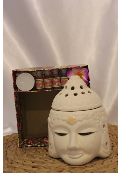 Buhardanlık Buda Set Budha Buhurdanlık Set Seramik