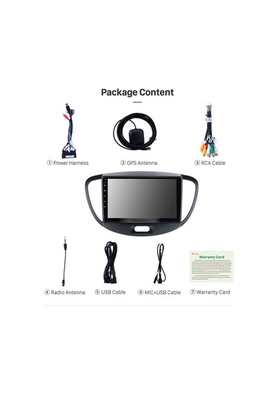 Hyundai I 10 2010-2013 Uyumlu Multi Medya Navi Gasyon Usb Kamera Carplayer