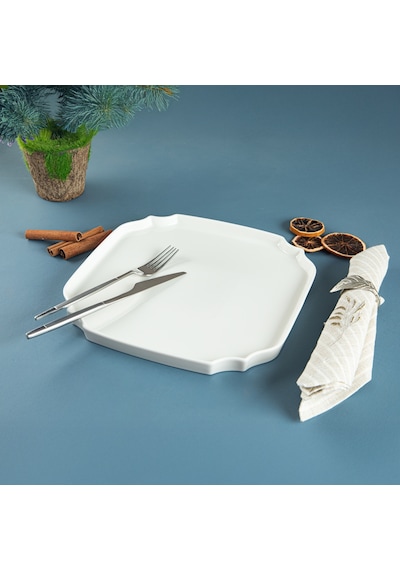 Aryıldız Lunar Kare Servis Tabağı 27 Cm Çok Renkli