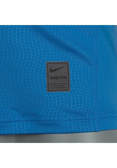 Nike Pro Hypercool Fitted Mavi - Nike Mavi Tişört Body