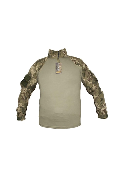 Erkek Kamuflaj Combat T-shirt Çok Rekli