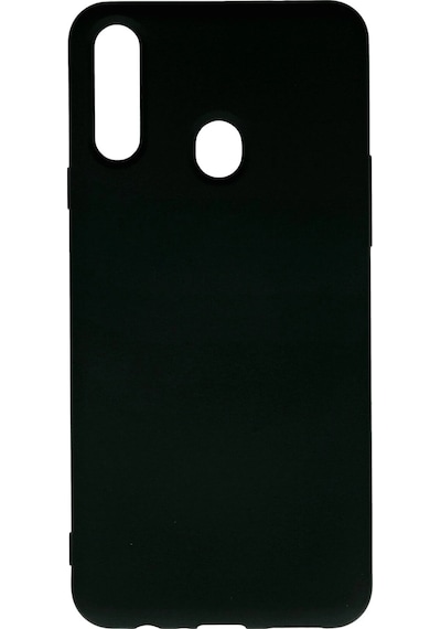 Gld-spt- Newface Samsung Uyumlu Galaxy A20s Kılıf Nano İçi Kadife Silikon - Siyah