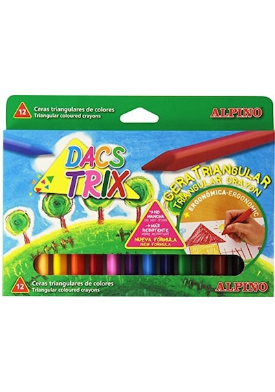 Üçgen Mum Boya Alpıno 12 Renk - Dacs Trıx