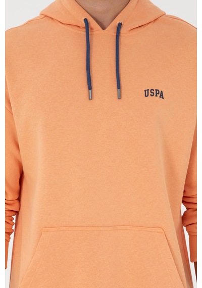 U.S. Polo Assn. Erkek Turuncu Basic Sweatshirt 50295149-VR202