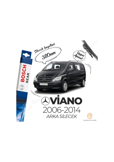 Mercedes Viano Arka Silecek 2006- 2014 Bosch Rear A381H