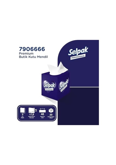 Selpak Professional Butik Kutu Mendil 103 Ivory
