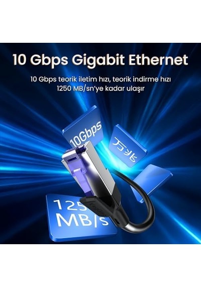 Cat7 10gbps Gigabit 600mhz Ftp Ethernet Kablosu 15 Metre