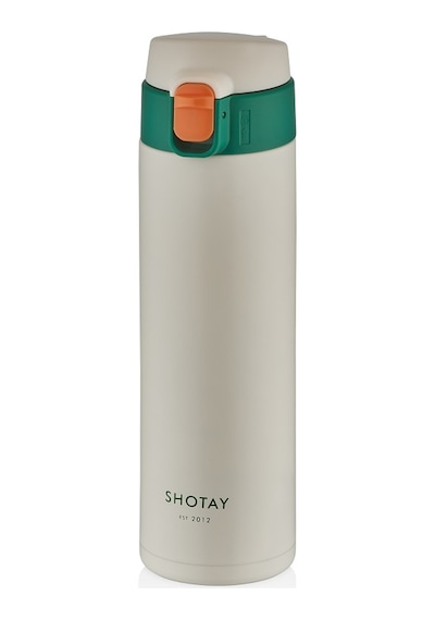 Shotay St-8014 450ml Beyaz Çelik Termos Beyaz