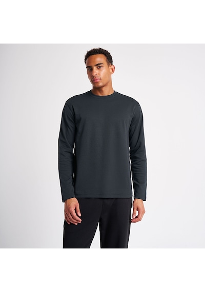 Lescon Gri Erkek Uzun Kol T-shirt 25s-1261-25n