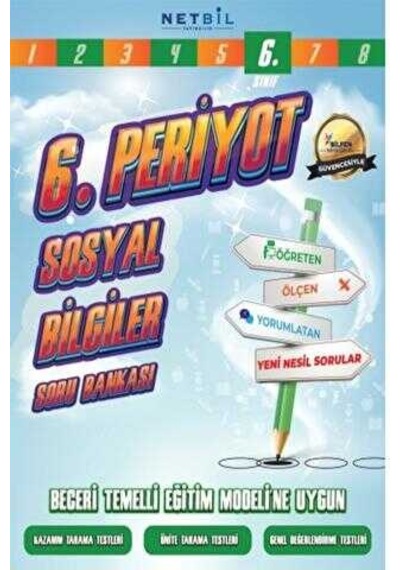 Netbil 6.sınıf Sosyal Bilgiler Periyot Soru Bankası