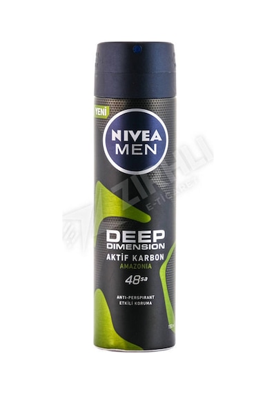 5 Adet Nivea Men Deep Dimension Amazon Deo 150 Ml Diğer