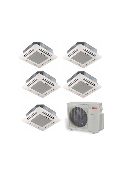 Bosch 42000 BTU 1 Dış + 5 İç Ünite (9+9+9+12+12) Kaset Tipi Multi Inverter Klima