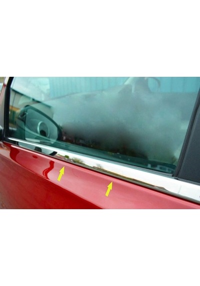 Chevrolet Cruze Sedan Cam Çıtası Paslanmaz Çelik Krom 6 Prç