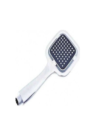 Kare Duş Başlığı Spiral Yağmur Masajlı Duş Başlığı Duş Banyo Küvet Duşakabin Su Batarya Karışık