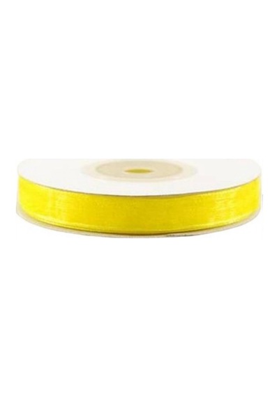 Organze Kurdela 1Cm X 22M Sarı
