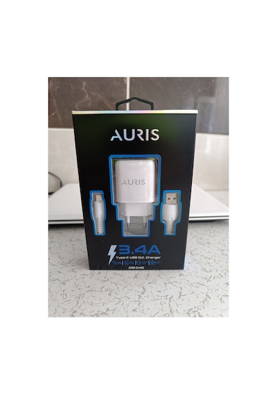 Auris Ch40 Type-c Hızlı Şarj Seti 3.4a Samsung Uyumlu Huawei Xiaomi Birçok Telefona Uyan Şarj Aleti
