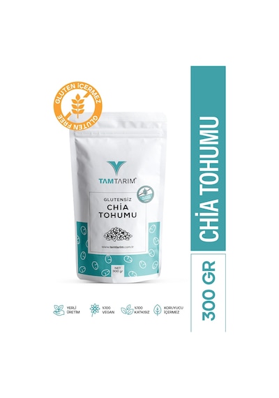 Tam Tarım Glutensiz Chia Tohumu 300 G
