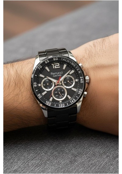 Ferrucci Fcf 0625 03577m.03 Erkek Kol Saati Metalik Gri