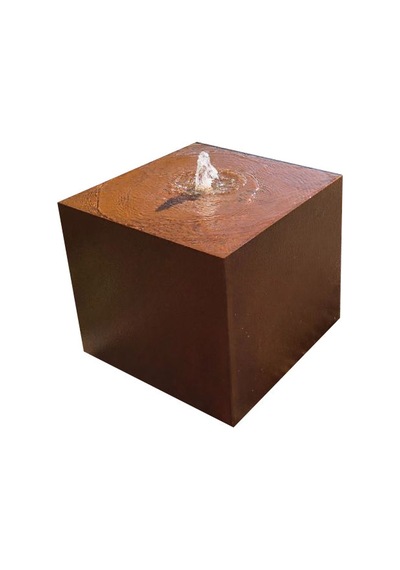 Corten Dikdörtgen Su Tablası